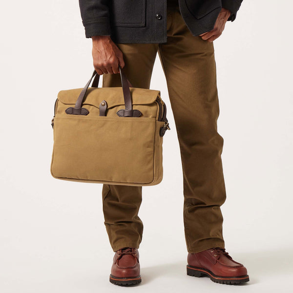 FILSON RUGGED TWILL ORIGINAL BRIEFCASE TAN LOOK