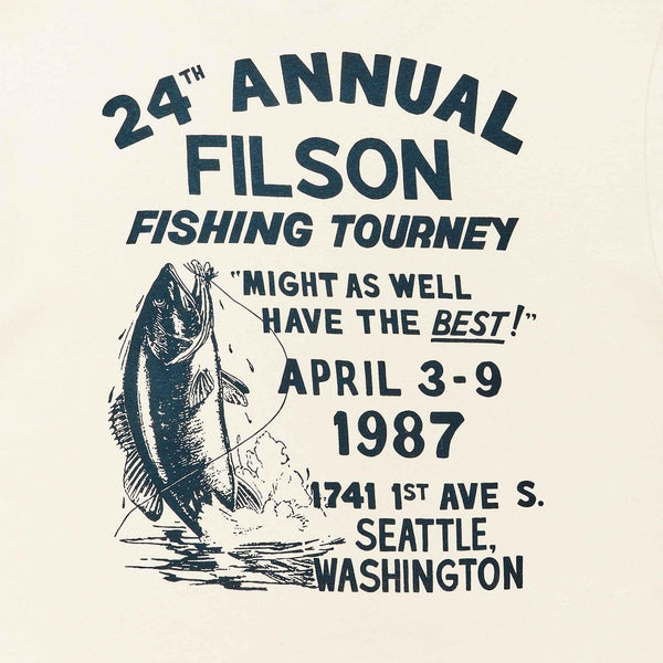 FILSON PIONEER GRAFIC T FISHING TOURNE