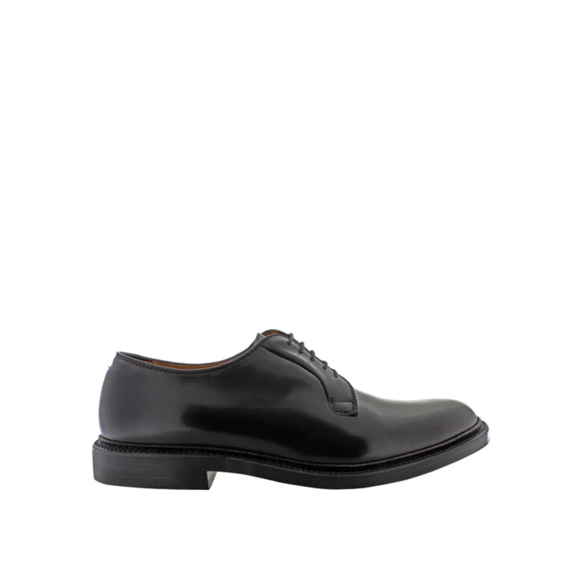 ALDEN 9901 PLAIN TOE BLUCHER BLACK SHELL CORDOVAN QUARTIER97