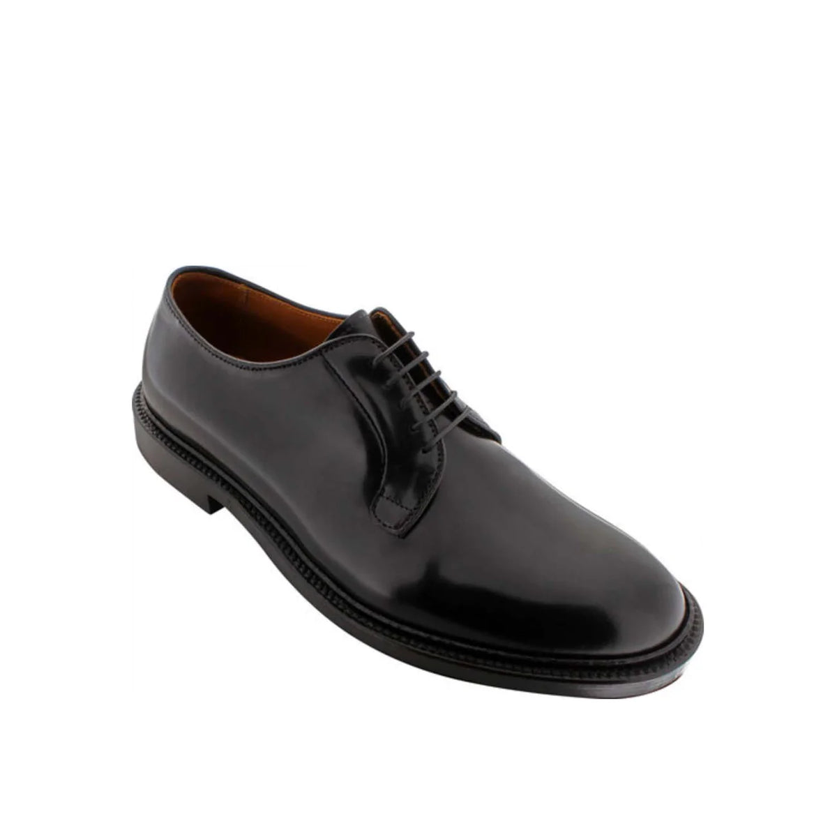 ALDEN 9901 PLAIN TOE BLUCHER BLACK SHELL CORDOVAN QUARTIER97