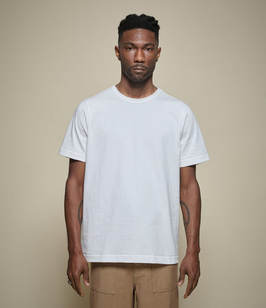 MERZ B. SCHWANEN 214 LOOPWHEELED T-SHIRT WHITE