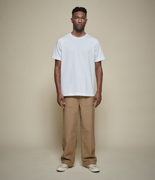 MERZ B. SCHWANEN 214 LOOPWHEELED T-SHIRT WHITE