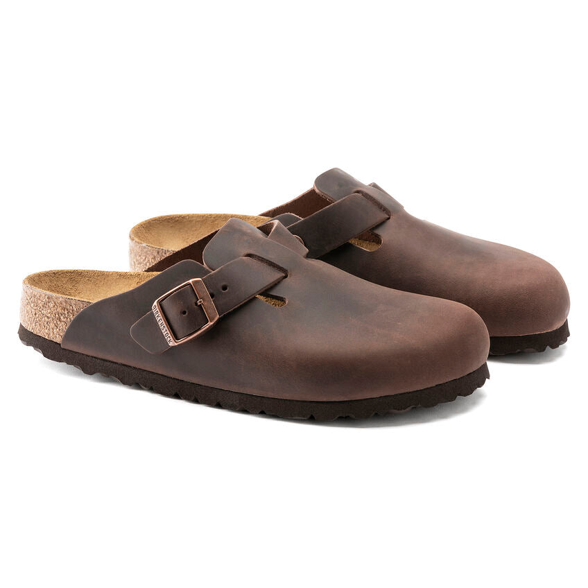 BIRKENSTOCK BOSTON OILED LEATHER HABANA