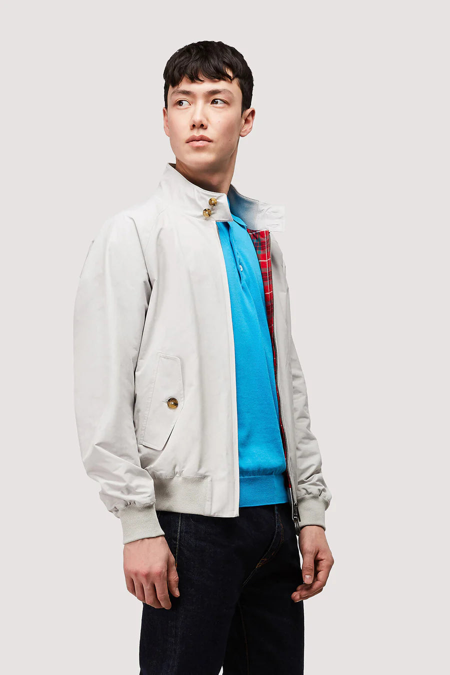 BARACUTA G9 HARRINGTON JACKET MIST