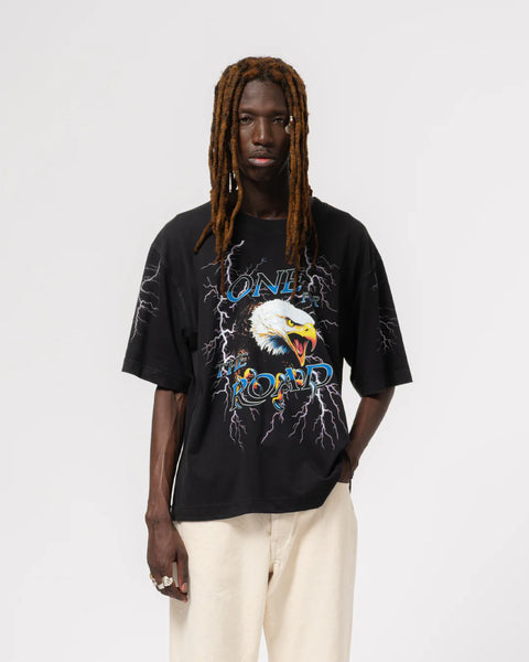 EAT DUST EAGLE TEE OPEN END BLACK