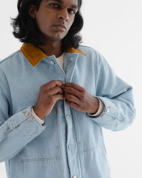 EAT DUST ARIZONA JACKET GENERATION DENIM BLUE/BLEACHED