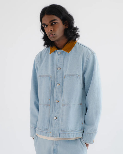 EAT DUST ARIZONA JACKET GENERATION DENIM BLUE/BLEACHED