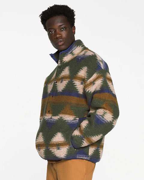 EAT DUST ARIZONA SWEATER DESERT WOOL GREEN/BLUE/BEIGE