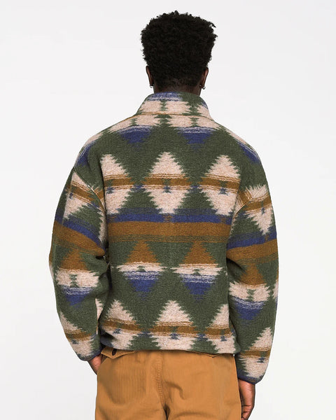 EAT DUST ARIZONA SWEATER DESERT WOOL GREEN/BLUE/BEIGE