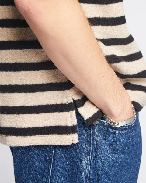 EAT DUST BIG T BRUTUS STRIPE BLACK / OATMEAL