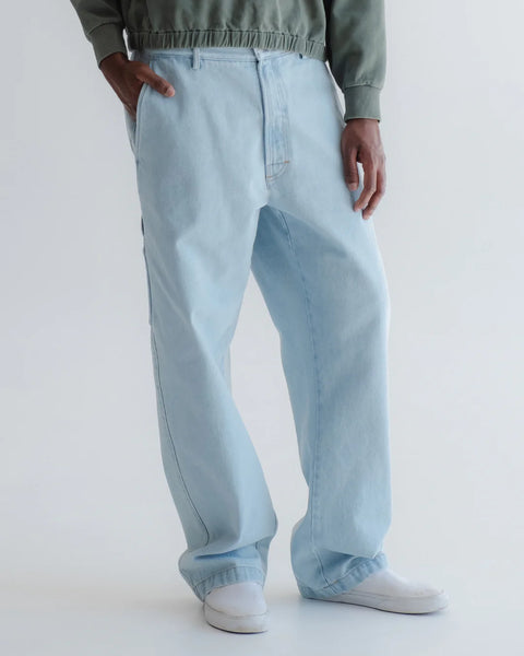 EAT DUST OAKLAND CHINO GENERATION DENIM BLUE/BLEACHED