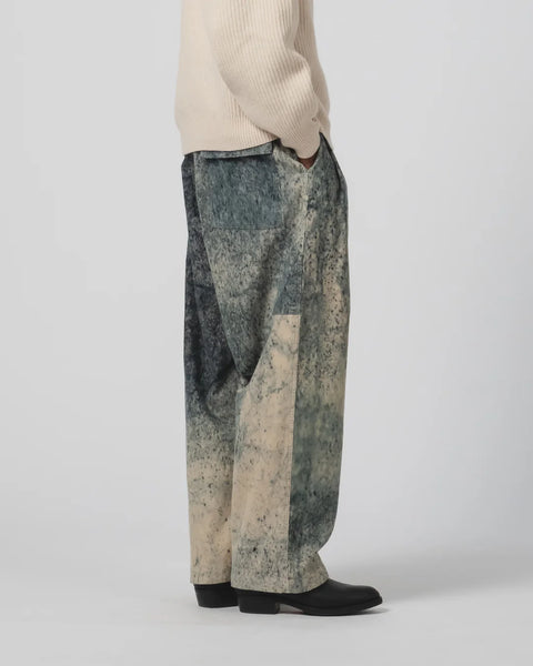 EAT DUST AMBASSADOR PANT FELINO CORD BEIGE/INK