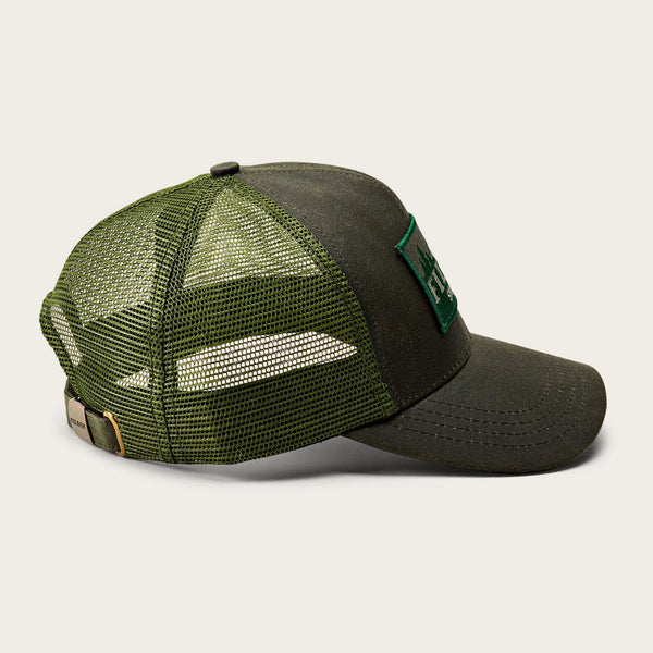 FILSON LOGGER MESH CAP OTTER GREEN side