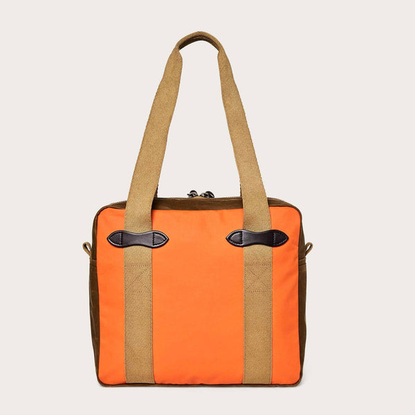 FILSON TIN CLOTH TOTE BAG WITH ZIPPER