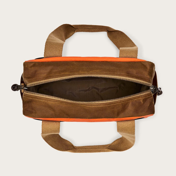 FILSON TIN CLOTH TOTE BAG WITH ZIPPER