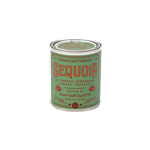 Duftkerze von Good & Well Supply Co. in einer Blechdose.
