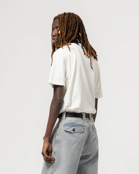 EAT DUST POCKET T COTTON HEMP WHITE