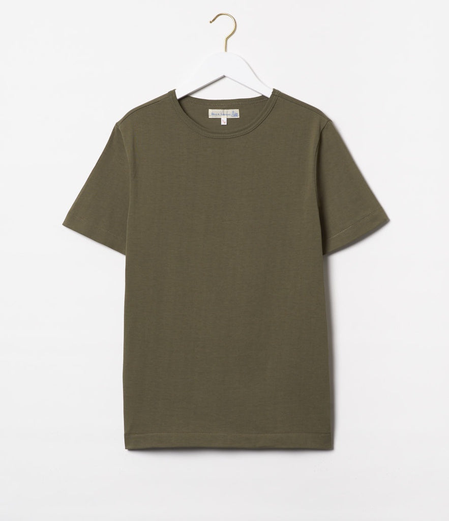 Merz b. Schwanen 215 T-Shirt in der Farbe Army
