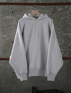 ORSLOW REVERSE WEAVE HEAVY WEIGHT VINTAGE HOODIE LIGHT GRAY