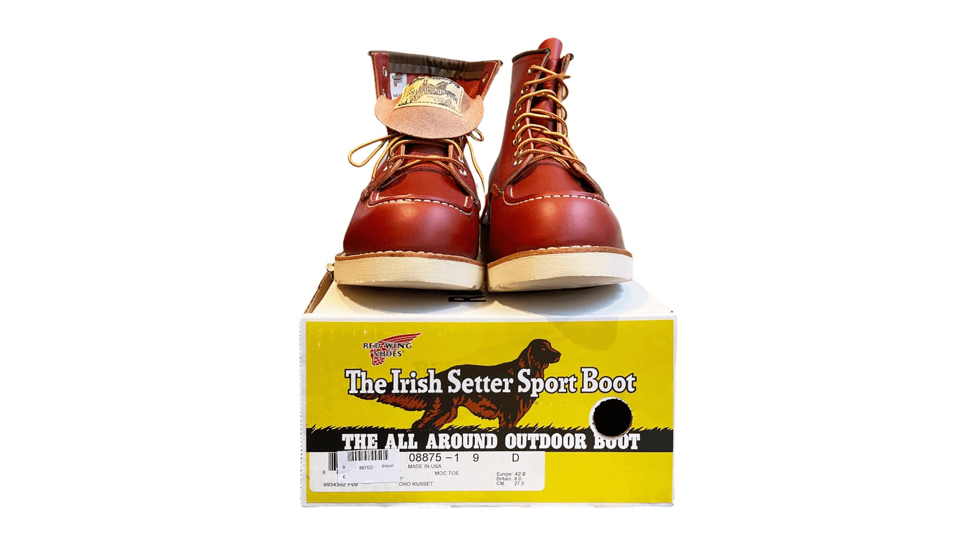 REDWING8875IRISHSETTERMOCTOEBo 