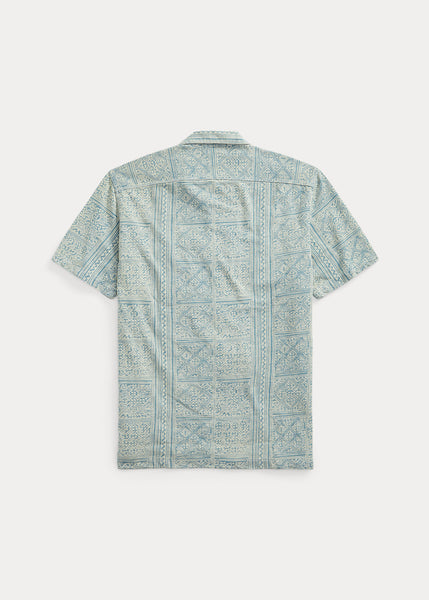 RRL 2 POCKET JERSEY SHORT SLEEVE INDIGO