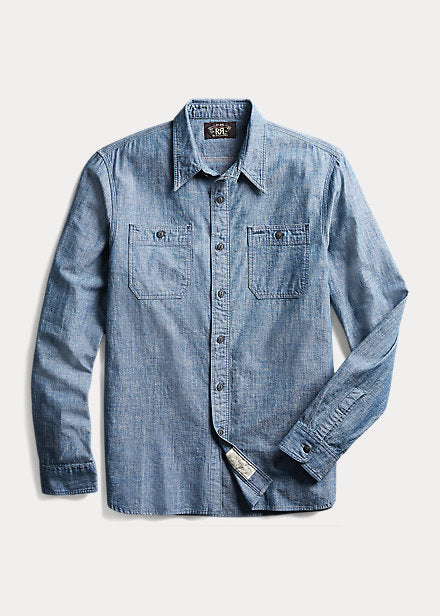 RRL CHAMBRAY WORK SHIRT