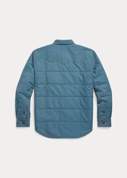 RRL QUILTED TWILL WESTERN OVERSHIRT