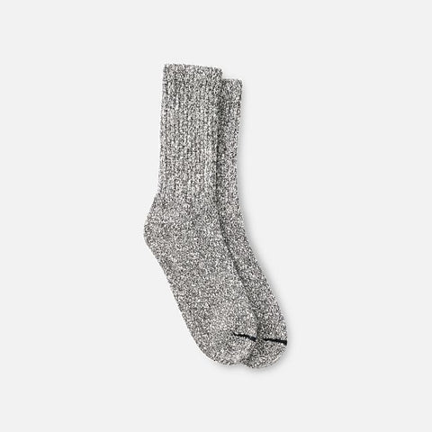 Red Wing Cotton Rag Socke in schwarz/weiß Melange