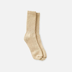 Red Wing Cotton Rag Socke in Beige/Braun Melange
