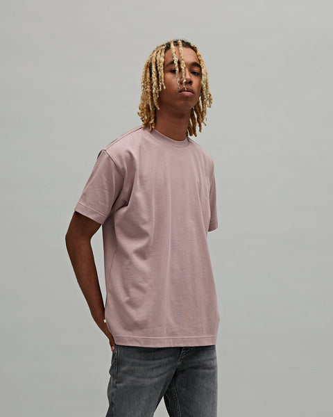 Tenue Bruce Oversized Shirt in Mauve angezogen