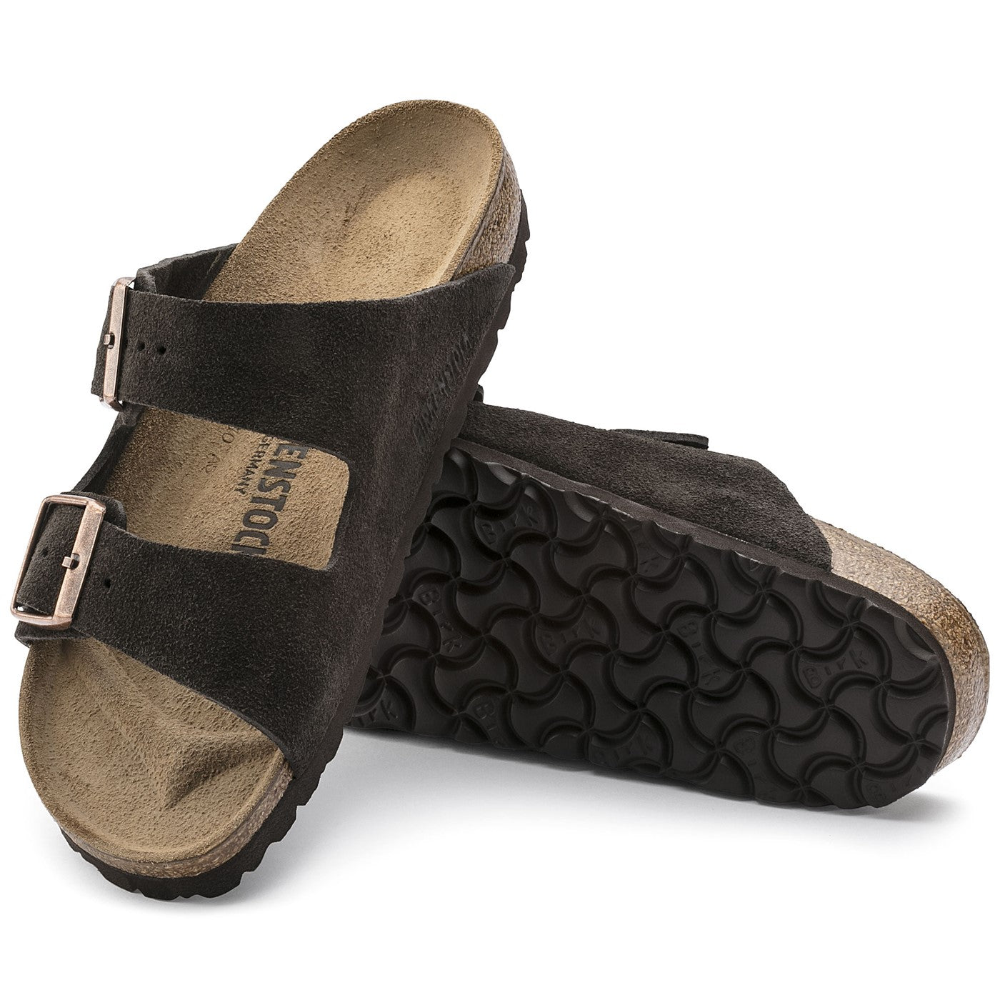 BIRKENSTOCK ARIZONA SUEDE LEATHER MOCHA