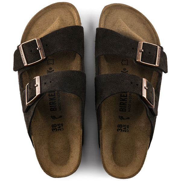 BIRKENSTOCK ARIZONA SUEDE LEATHER MOCHA