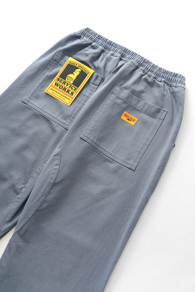 SERVICE WORKS HERRINGBONE CHEFS PANT HARBOUR