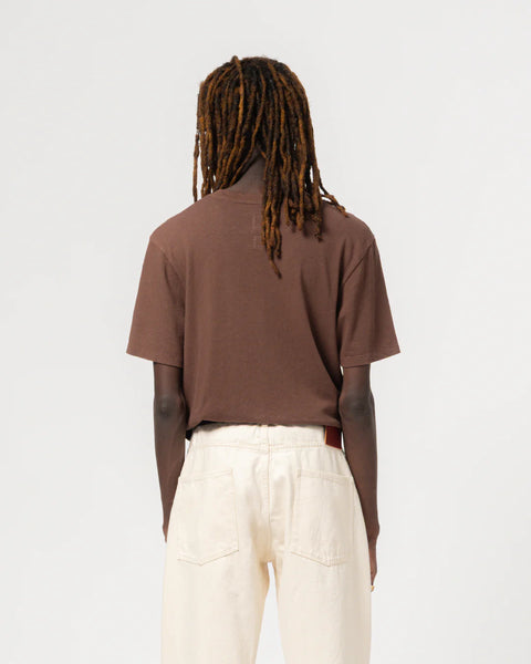 EAT DUST POCKET T COTTON HEMP AZTEK BROWN