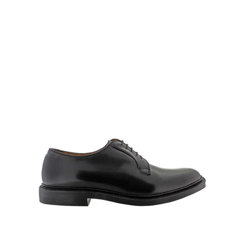 ALDEN 9901 PLAIN TOE BLUCHER BLACK SHELL CORDOVAN