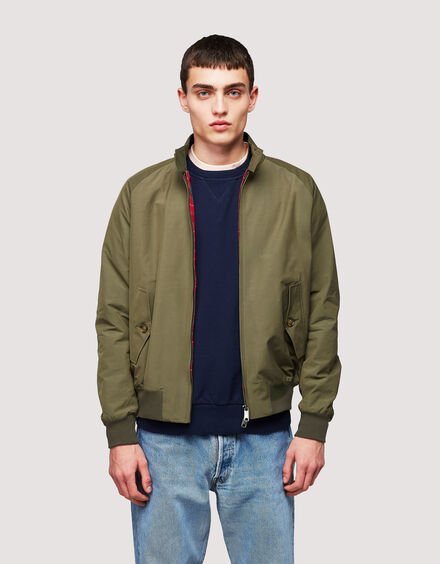 BARACUTA G9 HARRINGTON JACKET 6097 SAGE