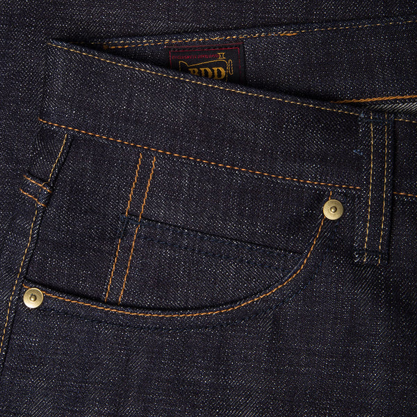 BENZAK DENIM DEVELOPERS BDD-006 HEAVY SLUB 16 OZ FRONTPOCKET WITH BRASS RIVETS