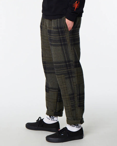 EAT DUST GONZ PANT - BORO QUILT OLIVE side