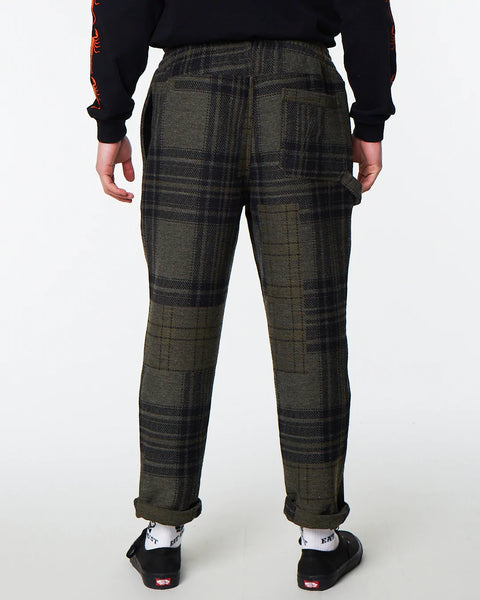 EAT DUST GONZ PANT - BORO QUILT OLIVE back