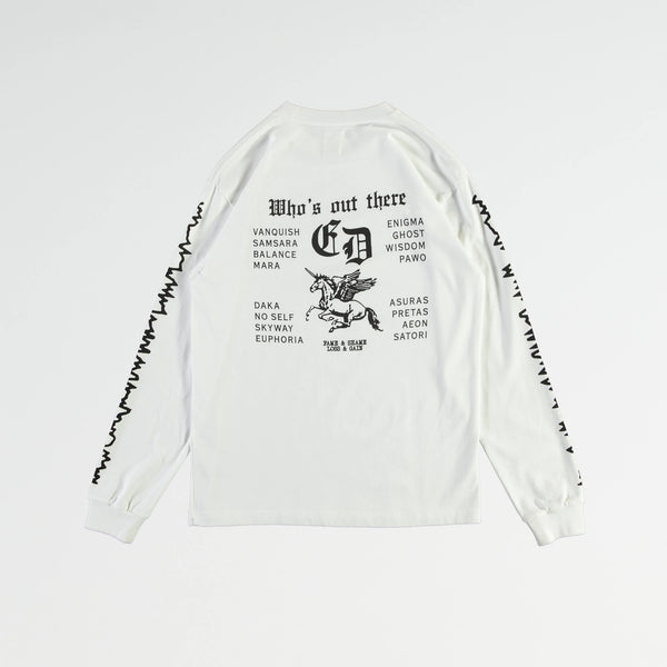 EAT DUST VANQUISH LONGSLEEVE WHITE back