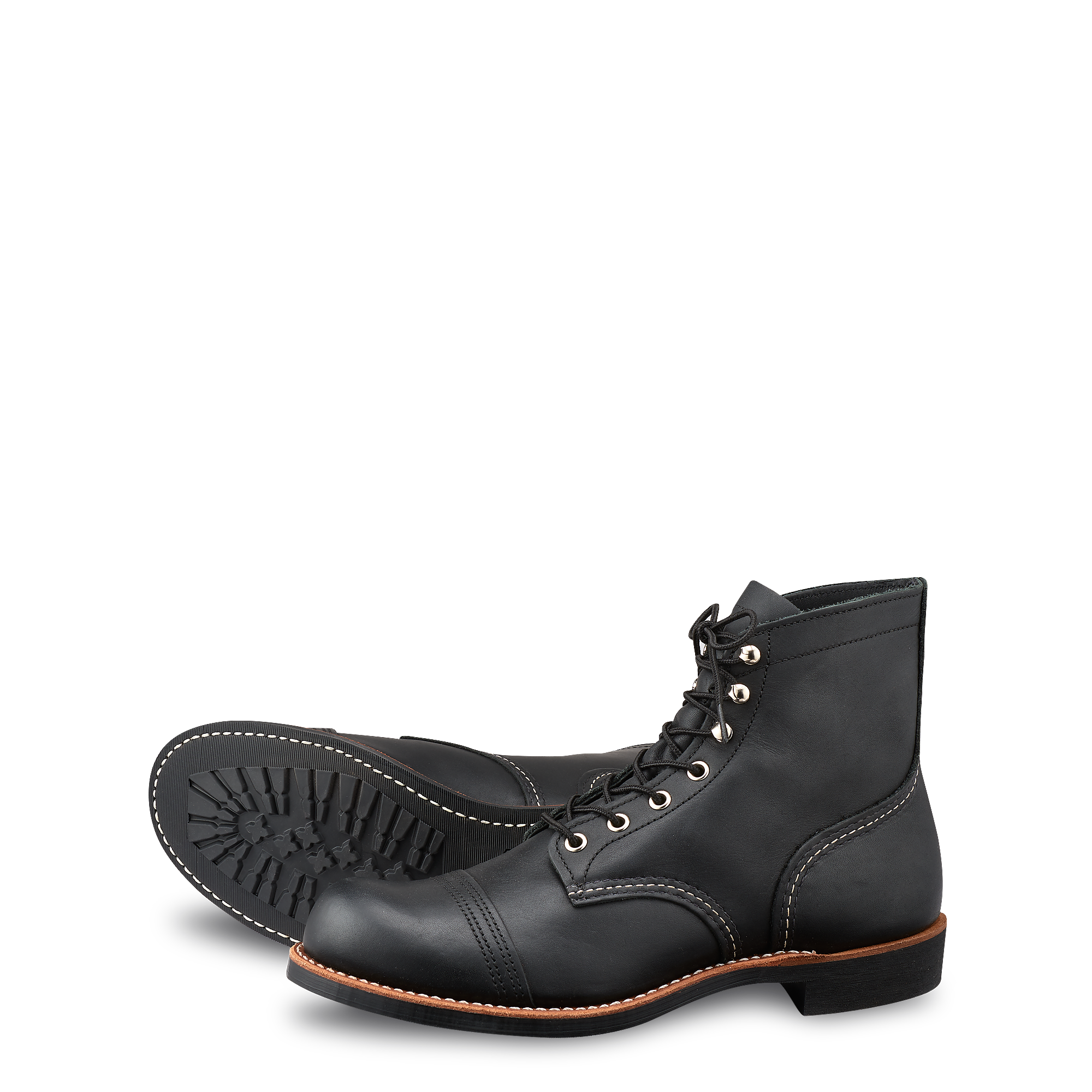 RED WING 8084 IRON RANGER BLACK HARNESS