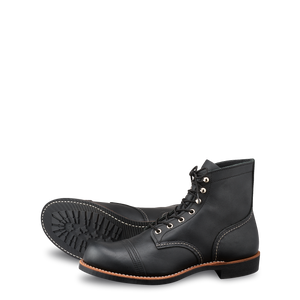 RED WING 8084 IRON RANGER BLACK HARNESS