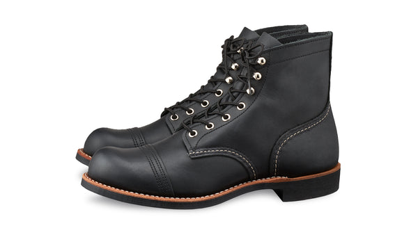 RED WING 8084 IRON RANGER BLACK HARNESS left