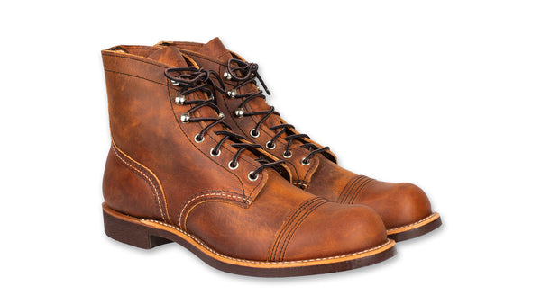 RED WING 8085 IRON RANGER COPPER ROUGH & TOUGH right