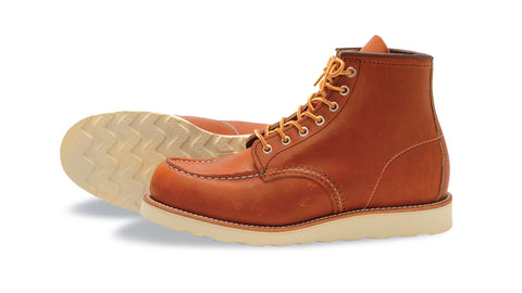 RED WING 8138 MOC TOE BRAIR OIL soldier