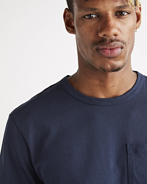 TENUE JOHN POCKET TEE NAVY