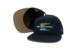 THE AMPAL CREATIVE T-BIRD STRAPBACK NAVY