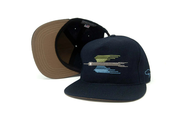 THE AMPAL CREATIVE T-BIRD STRAPBACK NAVY