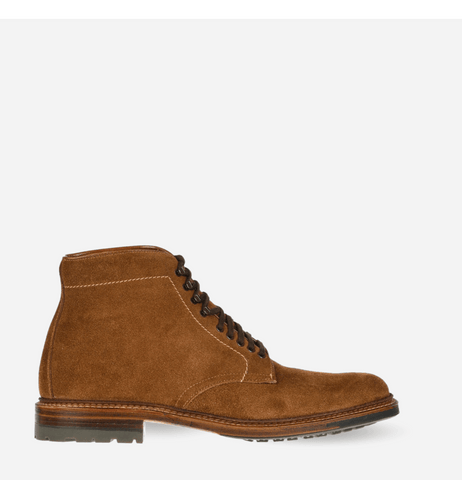 ALDEN 4511HC PLAIN TOE SNUFF SUEDE